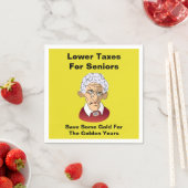 高齢者の税金を下げる スタンダードカクテルナプキン (インサイチュ)