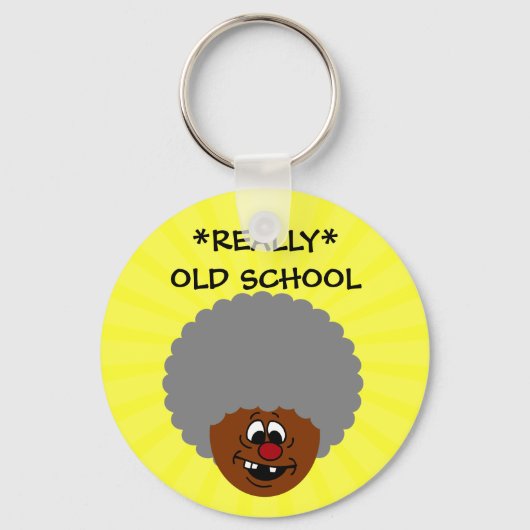 高齢者の誇りを持った汚れより古い キーホルダー (正面)