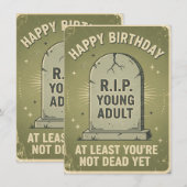 高齢者の誕生日カード (正面/裏面)
