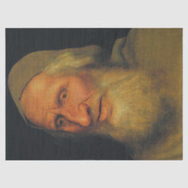 高齢者の頭（Quentin Metsys著） 薄葉紙