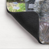 高齢者カップルのセレナーデ植物園 マウスパッド (コーナー)