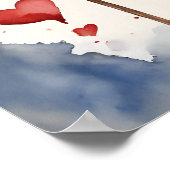 高齢者キューピッド – アートプリント ポスター (角)