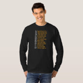 高齢者シニアメールや文字を打つコード老人 Tシャツ (正面フル)