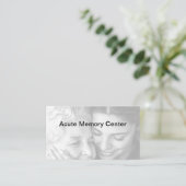 高齢者メモリ施設ビジネスカード 予約カード (スタンド正面)