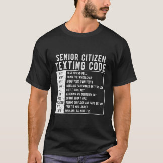 高齢者メールや文字を打つ法 Tシャツ