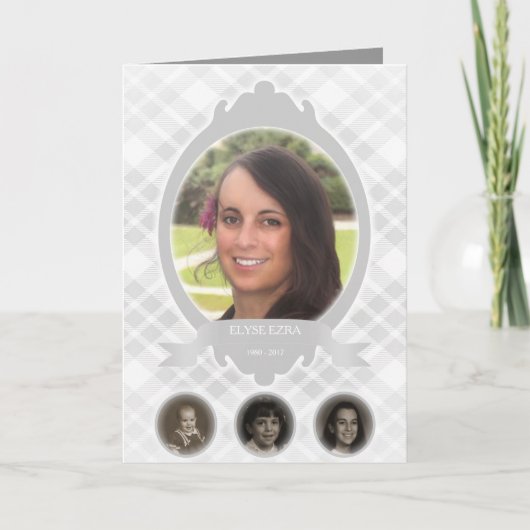 高齢者写真記念のお知らせ 案内状 (正面)