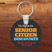 高齢者割引の時間 キーホルダー (正面)