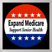 高齢者医療ポスター支援のためのメディケアの拡大 ポスター (正面)