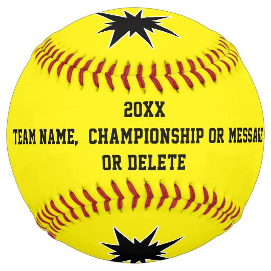 高齢者向けパーソナライズされたのフォトソフトボールギフトアイディア ソフトボール (裏面)