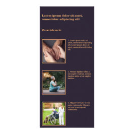 高齢者向けホーム気にサービスのラックカード ラックカード