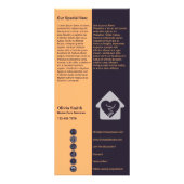 高齢者向けホーム気にサービスのラックカード ラックカード (裏面)