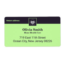 高齢者気にカスタム差出人住所ラベル ラベル