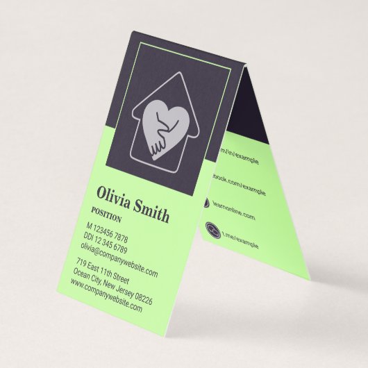 高齢者気にプロフェッショナルネットワーク名刺 (正面)