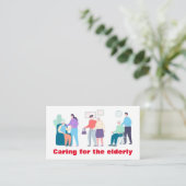 高齢者気に向け 名刺 (スタンド正面)