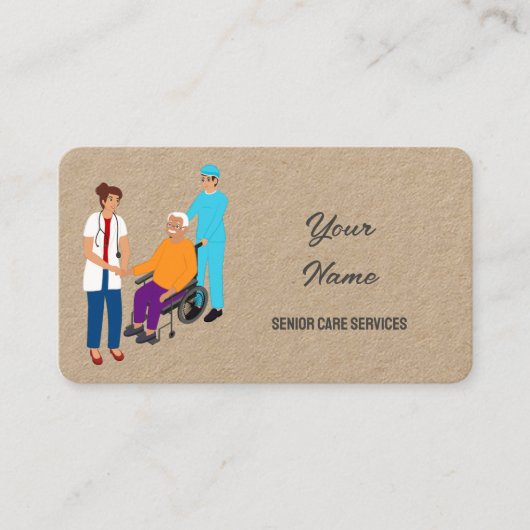 高齢者気に 名刺 (正面)