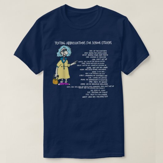 高齢者試験法 Tシャツ (デザイン正面)
