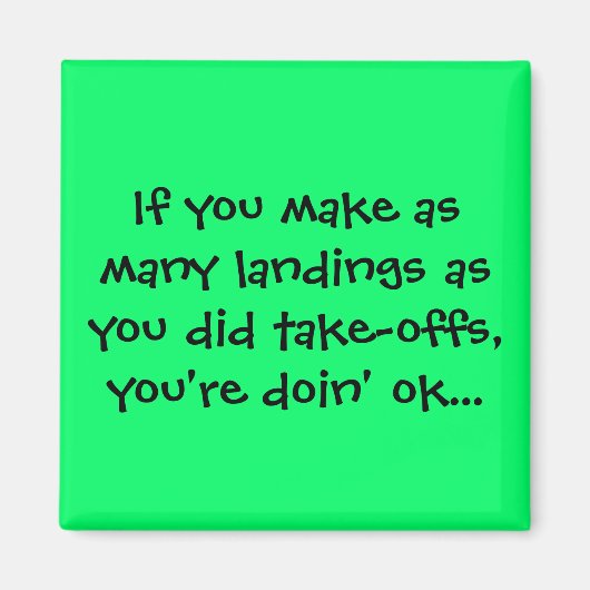 高齢者 – もし多くの着陸を行う マグネット (正面)