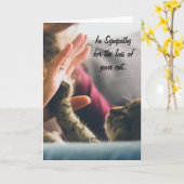 高5猫の足 カード (黄色い花)