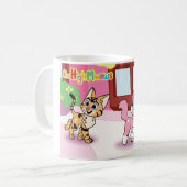 高Meows_Tigerとミネットマグ コーヒーマグカップ (正面左)