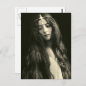 髪がとても長い ポストカード (正面/裏面)