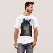 髪が目に入るTシャツ Tシャツ (正面フル)