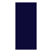 髪とメイクアップ金ゴールドタイポグラフィネイビー価格表 ラックカード (裏面)