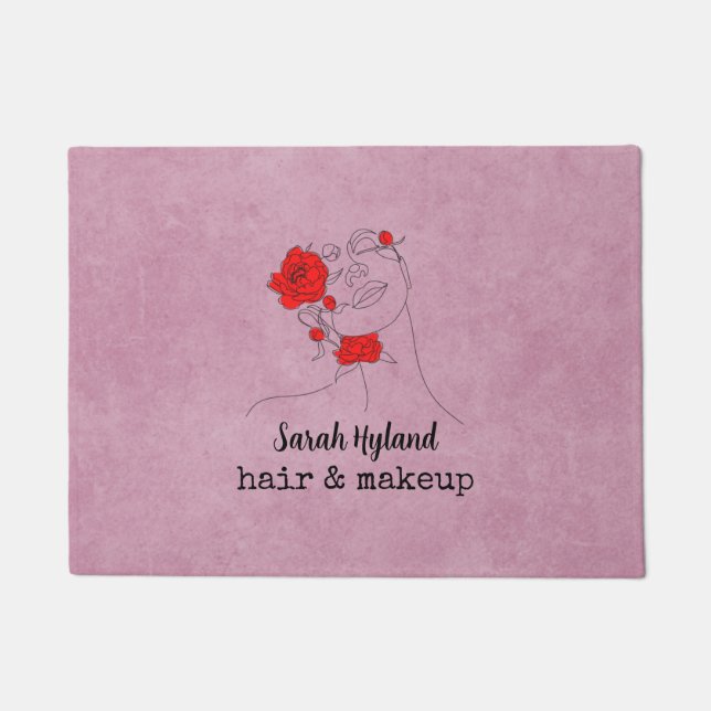 髪とメイク ドアマット (正面)