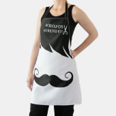 髪と口ひげハサミのバーバーショップ従業員 エプロン (インサイチュ)