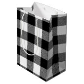 髪と水牛の格子柄のスティックガール ミディアムペーパーバッグ (裏面アングル)