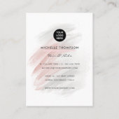 髪と爪、 ネイルの名刺 名刺 (裏面)