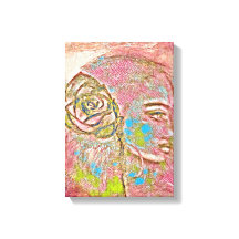 髪にバラを入れた女の子エレガント.ラグジュアリーアートカ