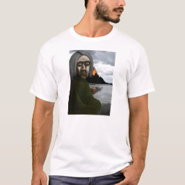 髪のある隠者 - オリジナルアートワーク Tシャツ