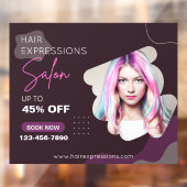 髪のカラーカスタマイズ ハイライト ビューティーサロン ウィンドウサイン (シート2)