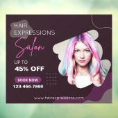 髪のカラーカスタマイズ ハイライト ビューティーサロン ウィンドウサイン (シート3)