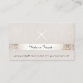 髪のサロンお客様紹介シークインハサミ 紹介カード (正面)