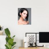 髪のサロンポスターの若手模型 ポスター (ホームオフィス)