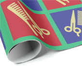 髪のサロン事業 ラッピングペーパー (ロールコーナー)