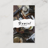 髪のプロフェッショナルが印象に残る 名刺 (正面)