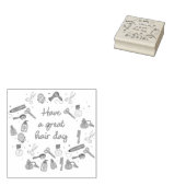 髪の日を素晴らし過ごす – 美容師スタイリスト ラバースタンプ (押印)