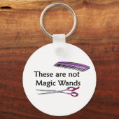 髪の毛が枯れる キーホルダー (正面)