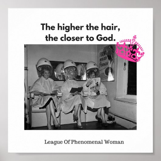 髪の毛が高ければ高いほど神に近いことを知っている。 ポスター (正面)