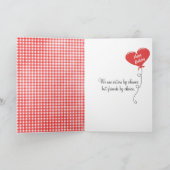 髪の毛のついた棒人間ガール（姉妹用) カード (内部)