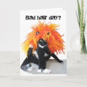 髪の毛の悪い日 カード (正面)
