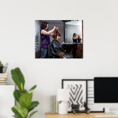 髪の毛の悪い日 ポスター (ホームオフィス)