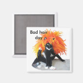 髪の毛の悪い日 マグネット (正面/裏面)