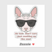 髪の毛は気に...太陽を浴びせろ！ シール (シート)