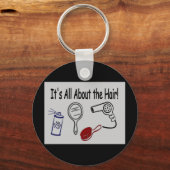 髪の毛よ！ キーホルダー (正面)