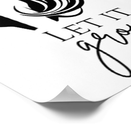 髪の長さのチェック成長グラフの女性(_1) ポスター (角)