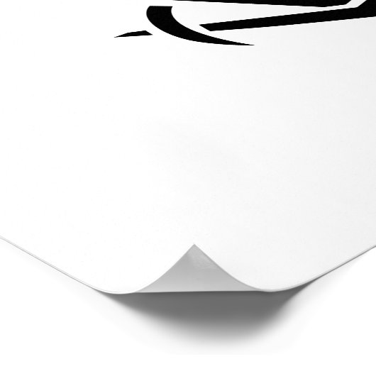 髪はさみ美容師 ポスター (角)