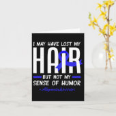 髪は失ったけどユーモアは失っていない アロペシアワ カード (黄色い花)